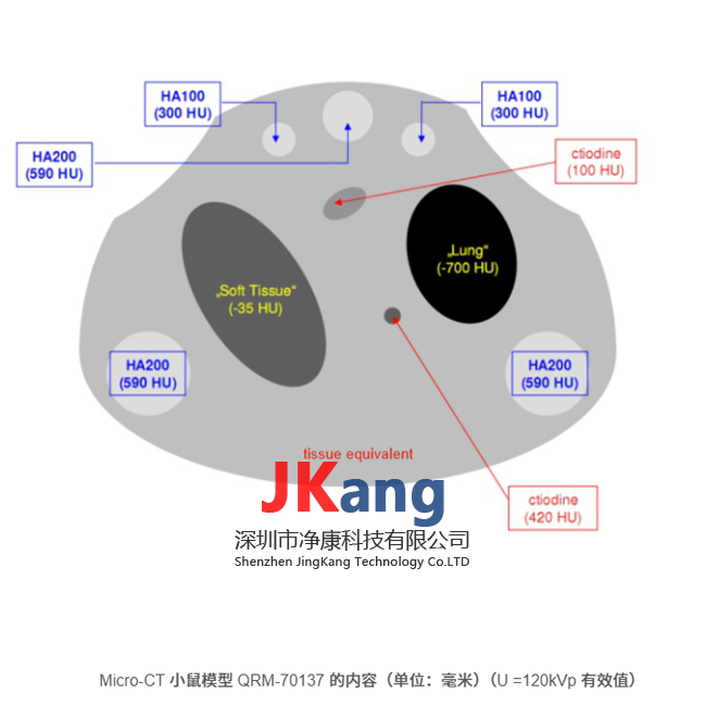 QRM-Micro-CT Mouse Phantom小动物模体,Micro-CT Mouse 小鼠模体